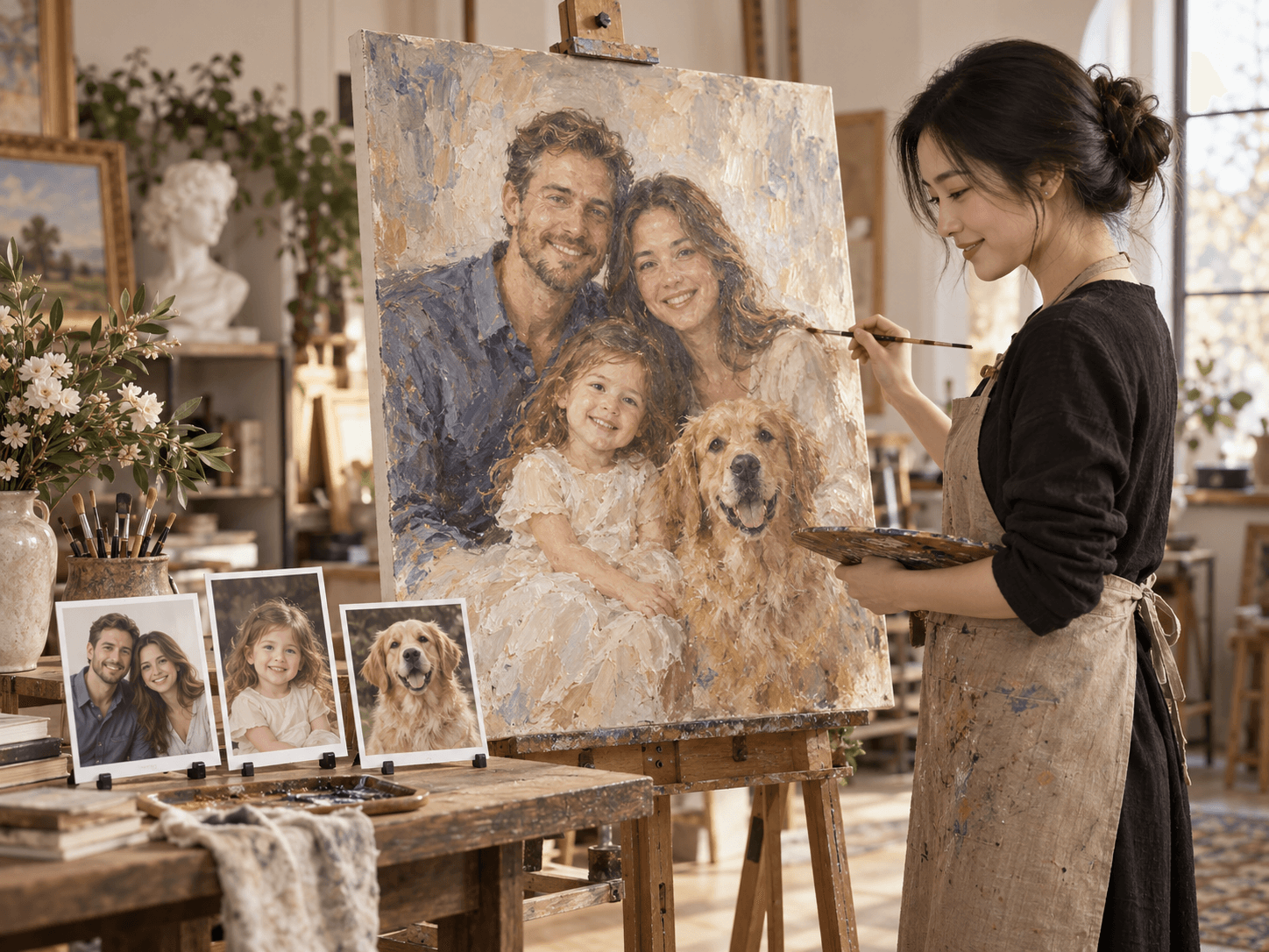 Turn Your Photo Into a Hand-painted Oil Portrait