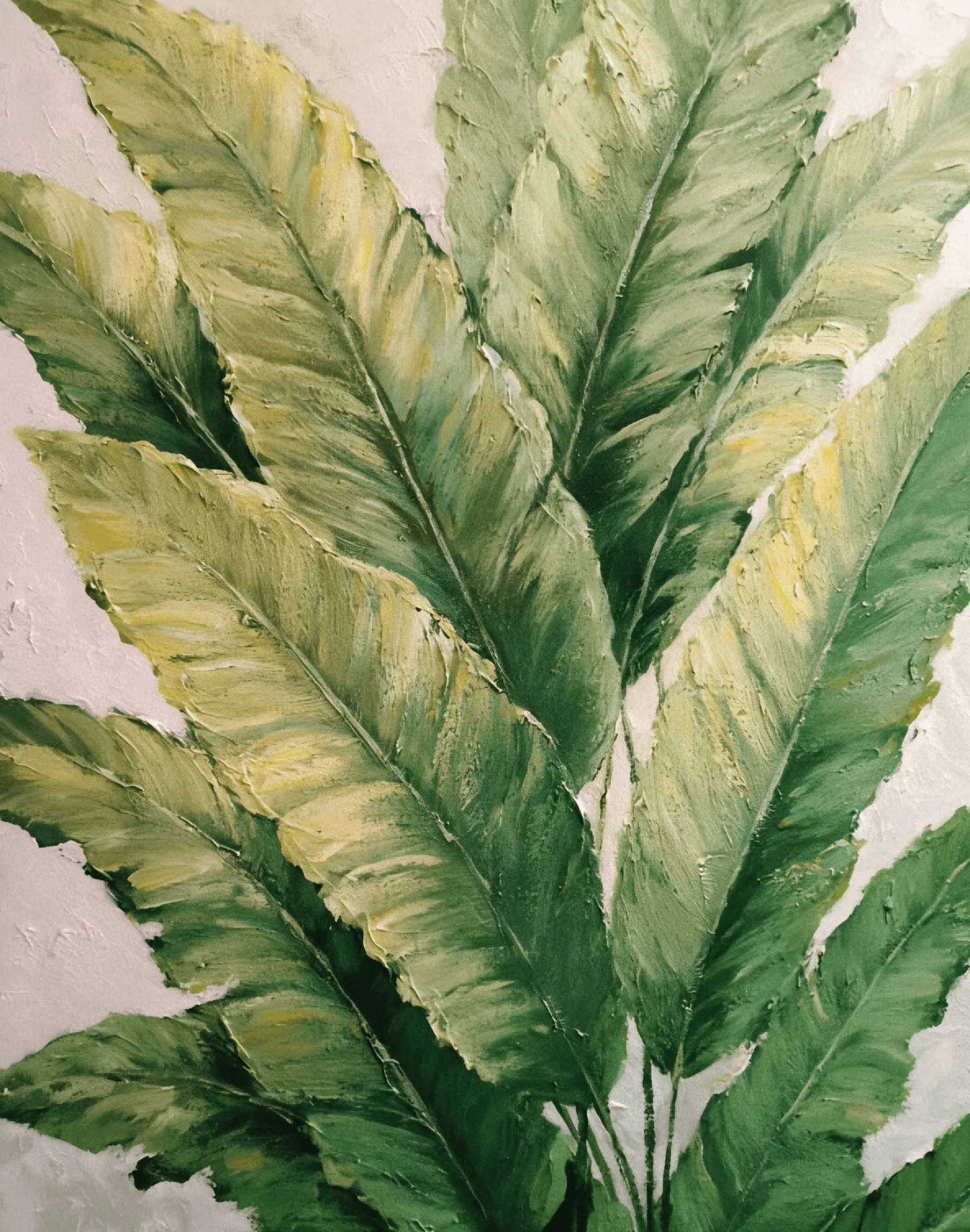 Layered Green Foliage